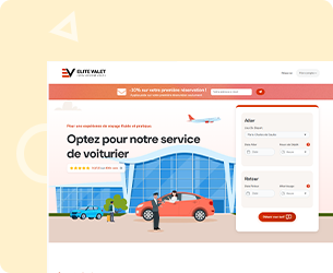 Capture du site Elite Valet